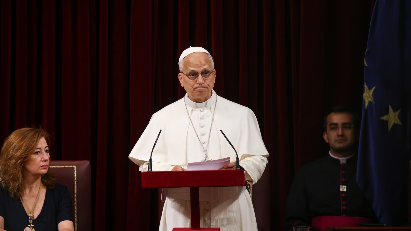 In speech to Spanish parliament, pope demands respect for the dignity of all people