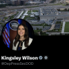 Department of Defense deputy press secretary Kingsley Wilson's account on X shows that she has thousands of followers.
