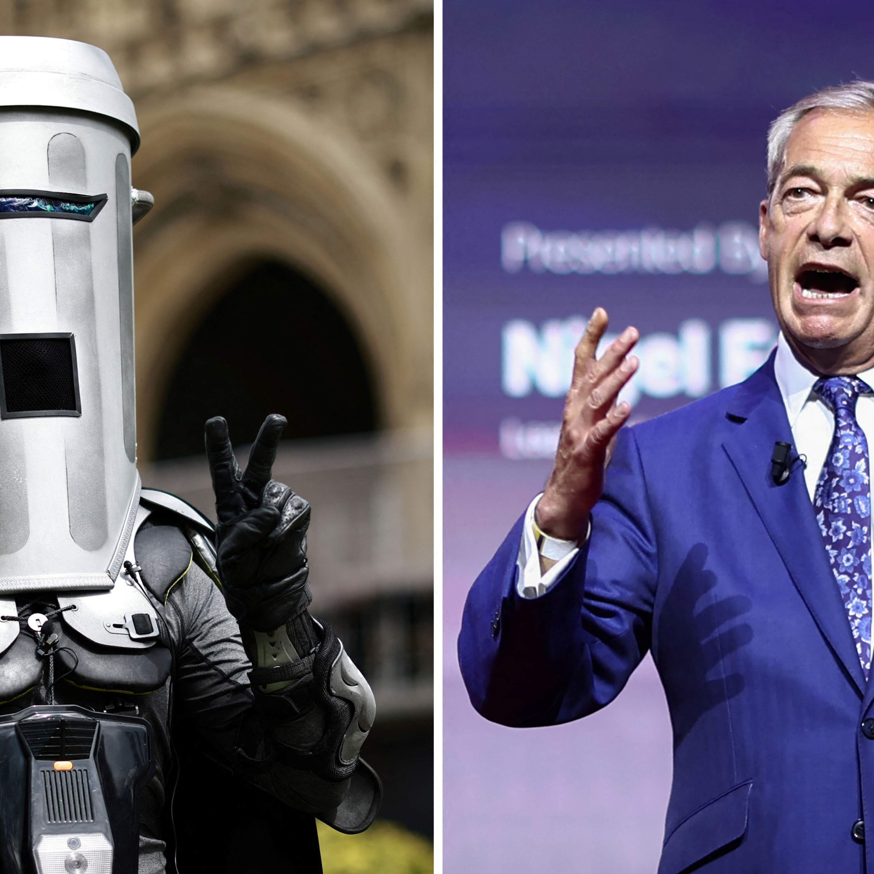 Count Binface runs against Reform Party’s Farage in UK election Episode cover