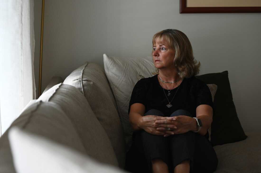 Judge Nancy Griffiths poses for a photo in her home in Woburn, Mass. on August 1, 2025.