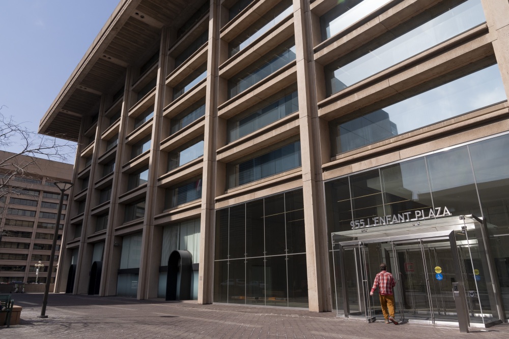 On Tuesday, a federal judge issued a preliminary injunction on President Trump's attempt to dismantle the Institute of Museum and Library Services. Above, the building that houses the offices of the IMLS in Washington, D.C. (AP)