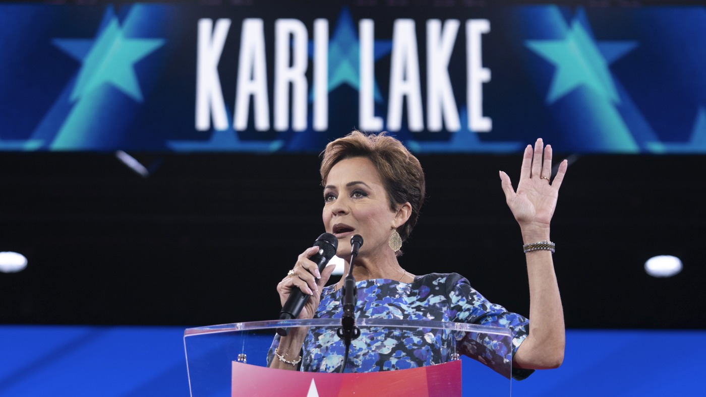 Kari Lake sagt die Stimme von Amerika, um sich auf Pro-Trump Oan zu verlassen: NPR