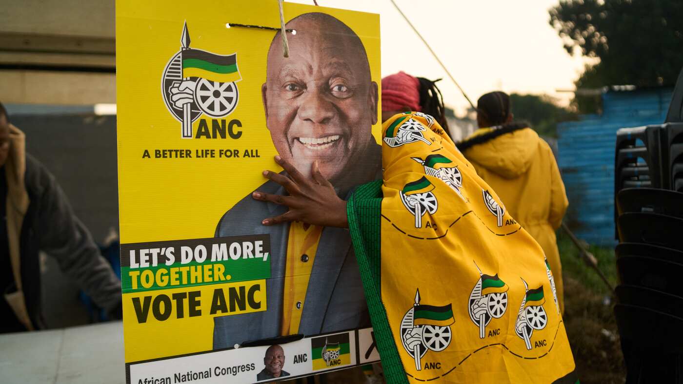 ANC loses majority for first time : NPR ANC loses majority for first time : NPR