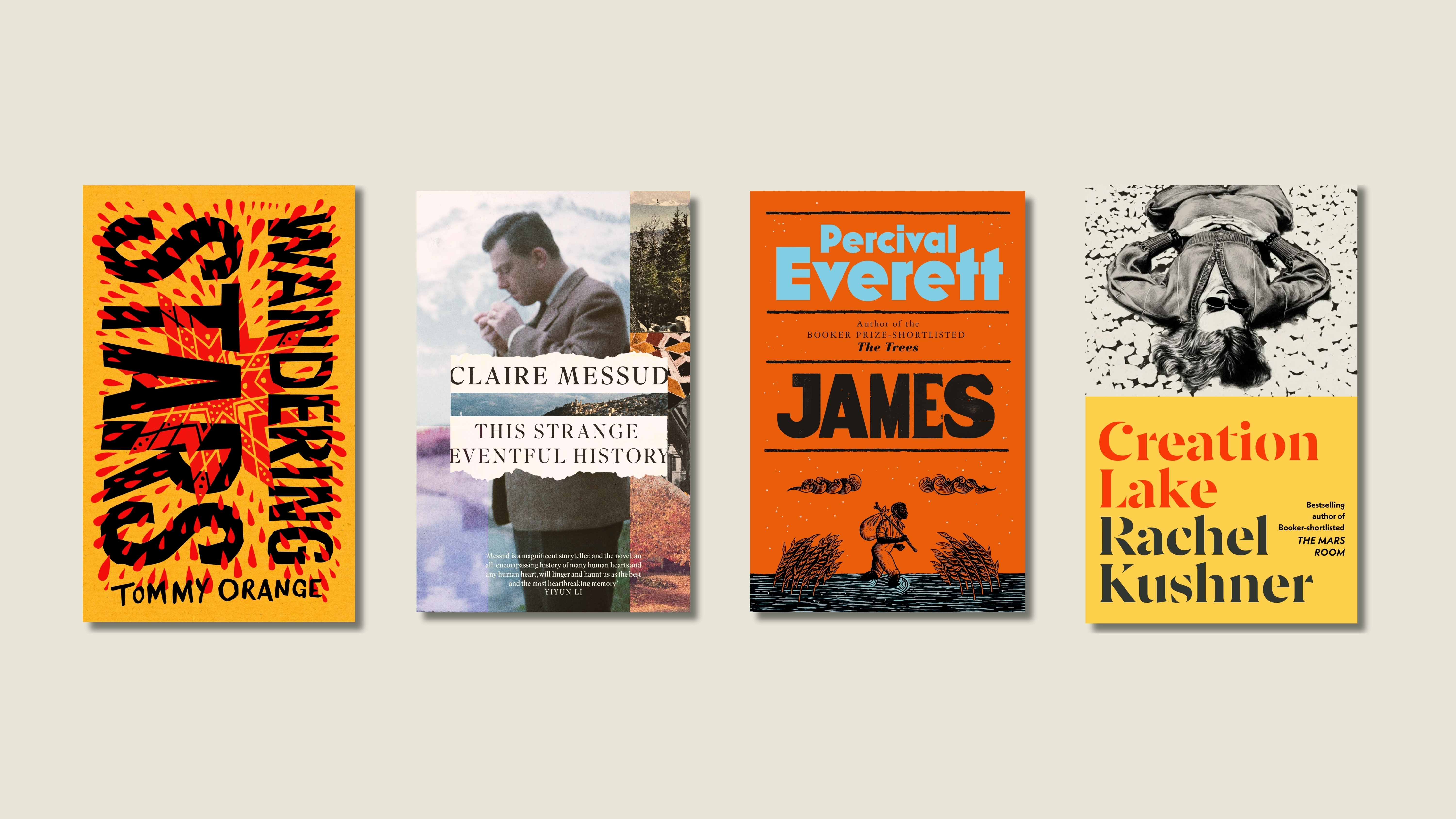  Just a few of the titles longlisted for the Booker Prize this year. 
