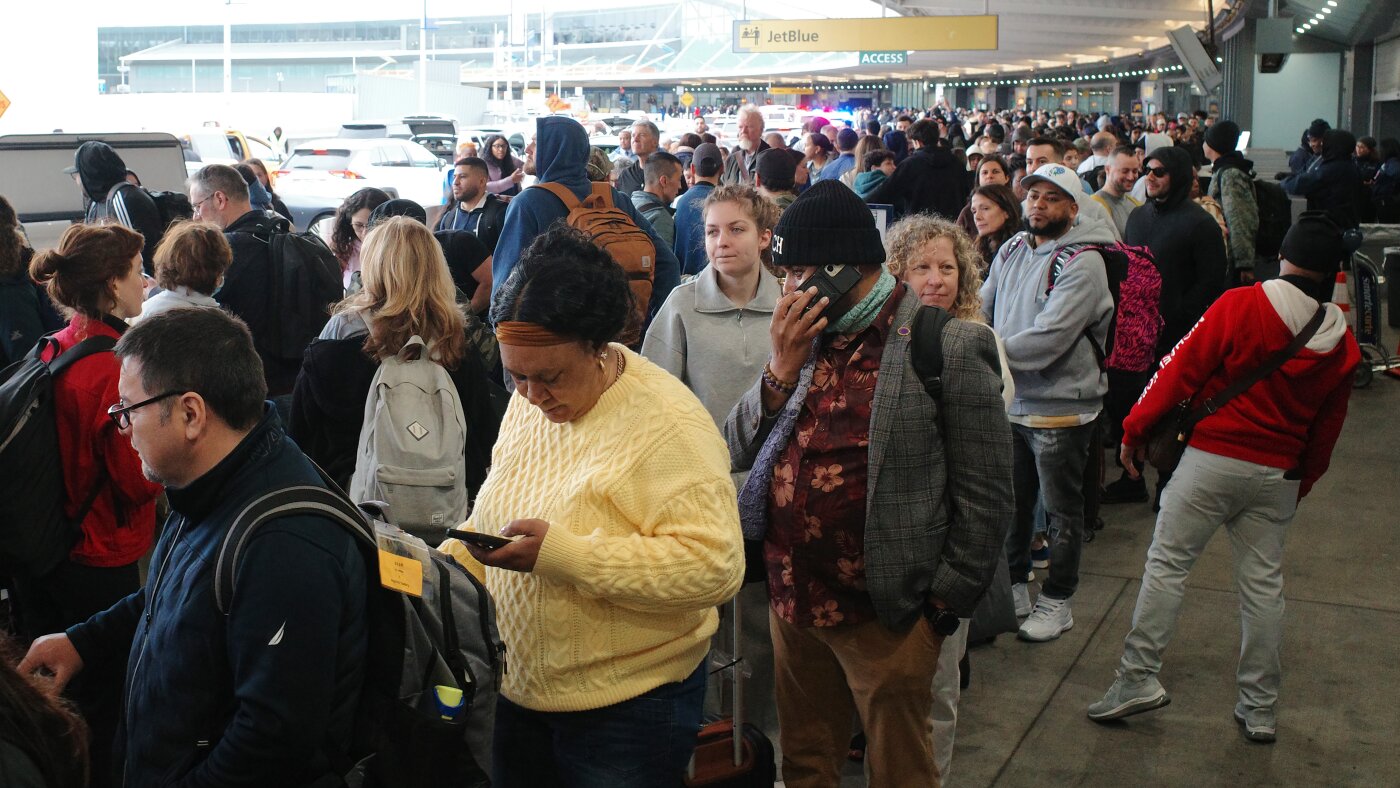 Stuck in a long TSA line? Here are some strategies if you need to rebook your flight
