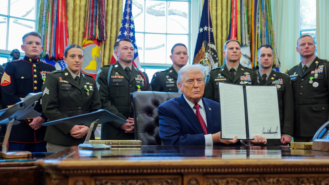 Trump pivots U.S. fentanyl fight from public health to drug war : NPR Trump pivots U.S. fentanyl fight from public health to drug war : NPR