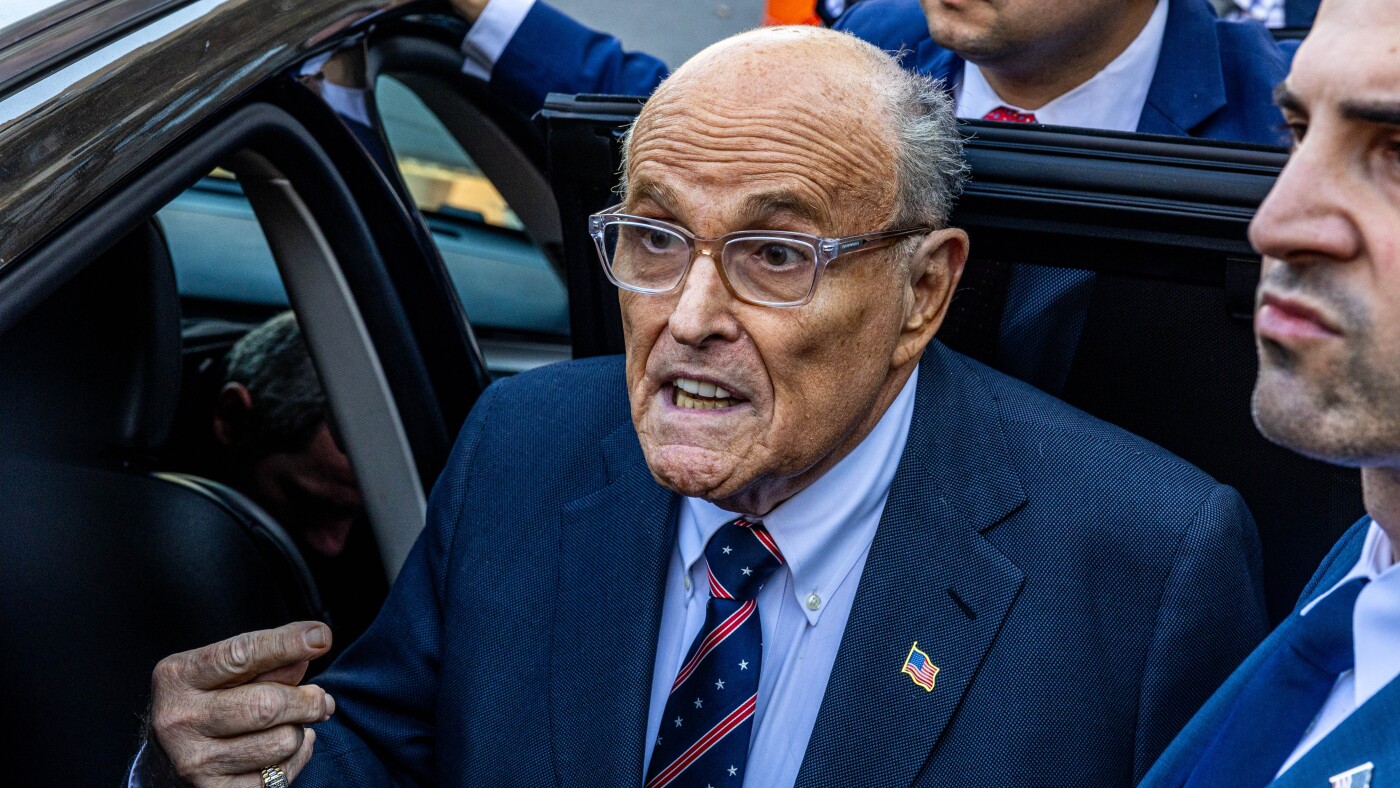 Giuliani a no-show for federal trial in Manhattan : NPR Giuliani a no-show for federal trial in Manhattan : NPR