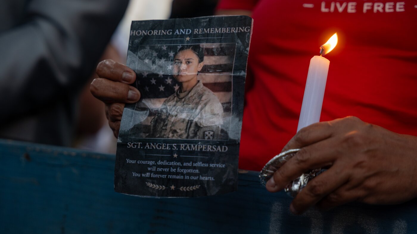 Staff Sgt. Rampersad, 28, who always knew she wanted to serve, is laid to rest