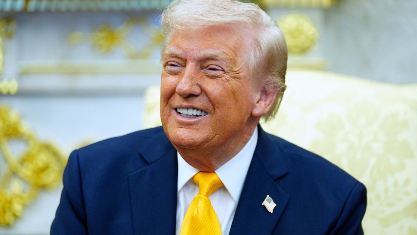 U.S. Mint can begin to produce Trump commemorative gold coin : NPR