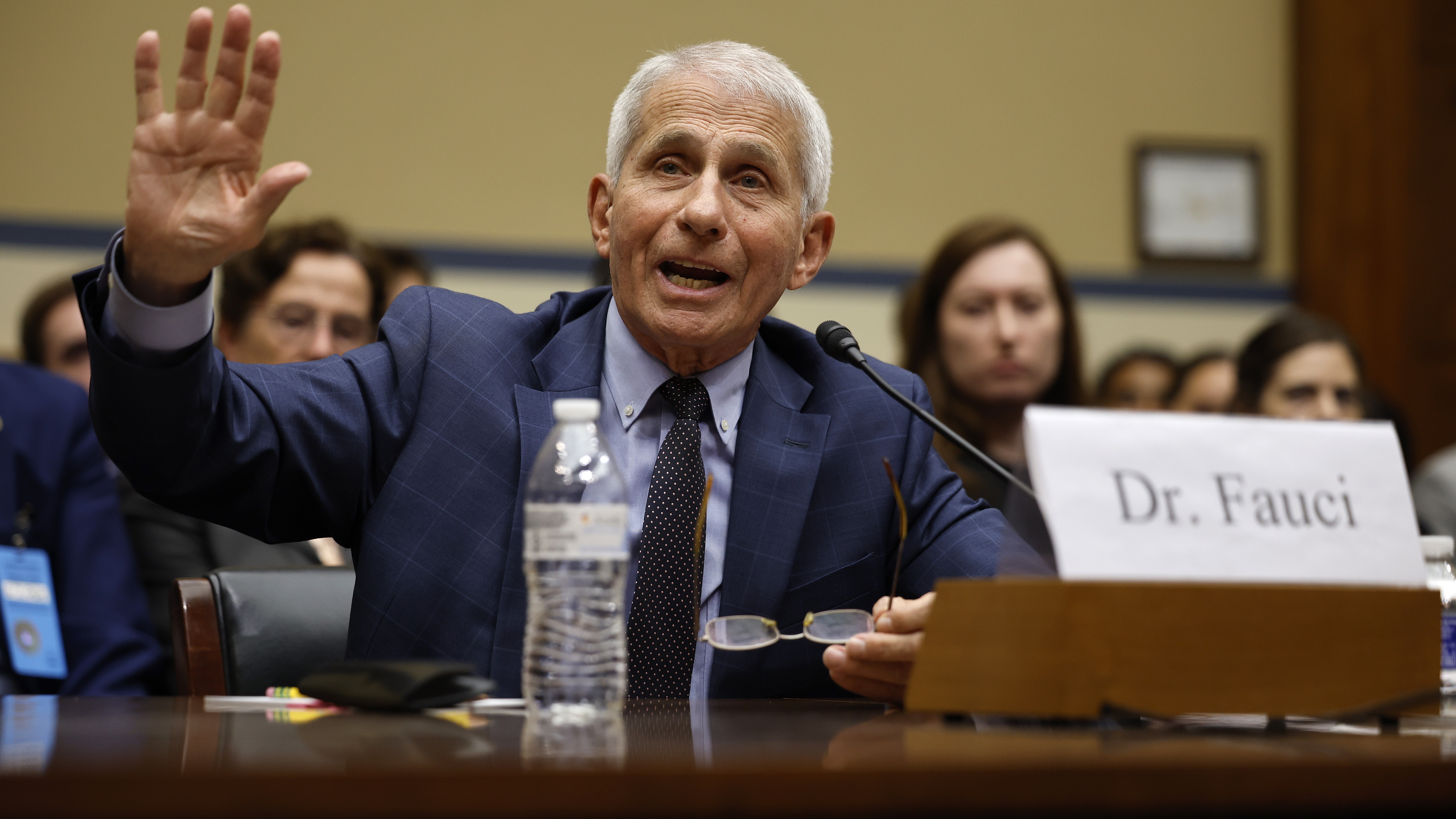 Dr. Anthony Fauci testifies before the House Oversight and Accountability Committee Select Subcommittee on June 3.