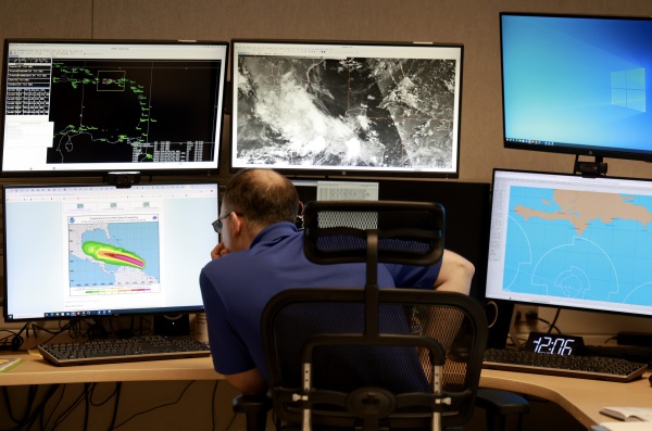 The National Oceanic and Atmospheric Administration includes the National Hurricane Center, which researches hurricanes and provides weather updates and forecasts for the dangerous storms. Employees at the agency are worried the Trump administration will cut support for their work.