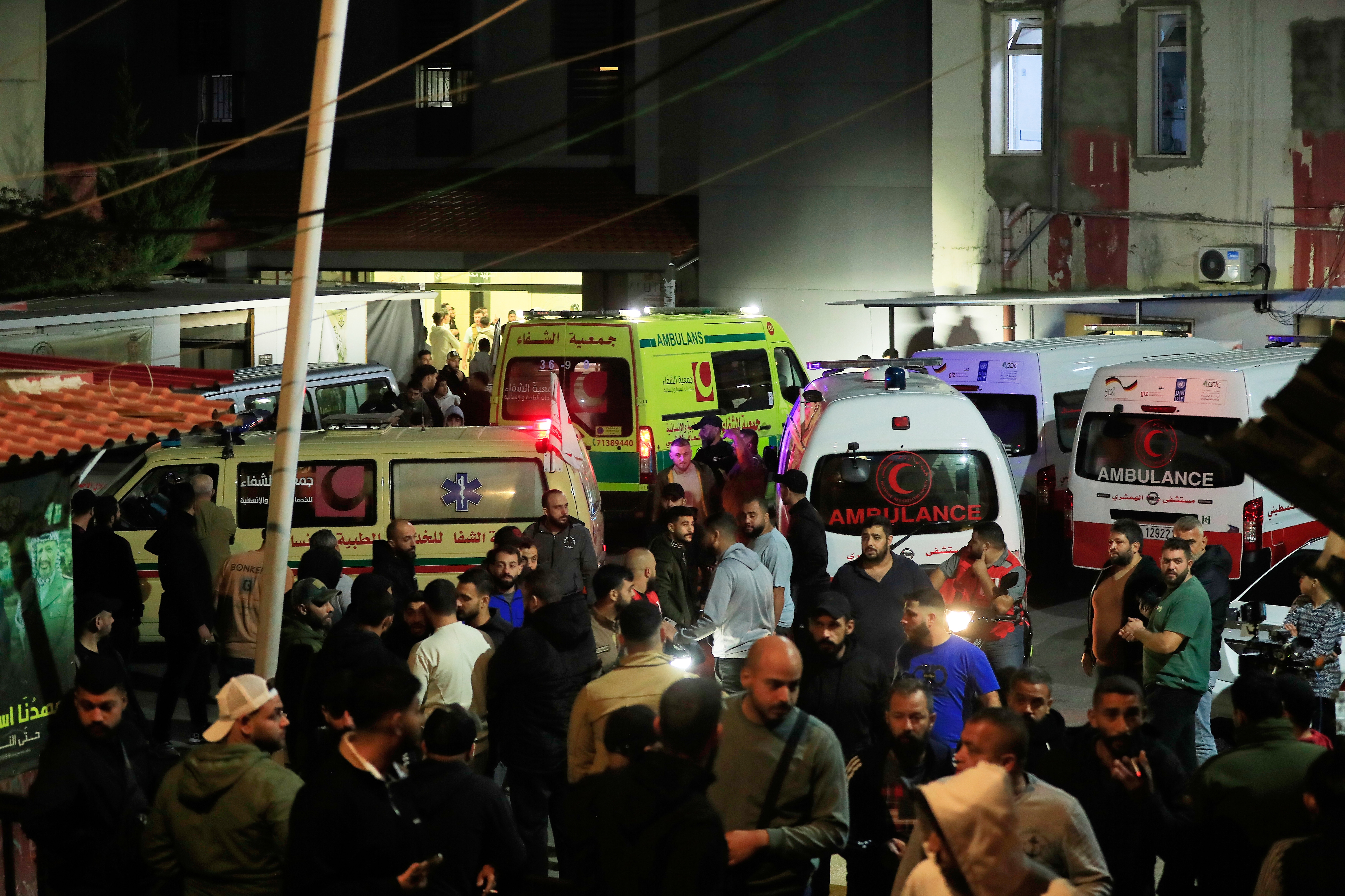 Israeli airstrike on a Palestinian refugee camp in Lebanon kills 13 people