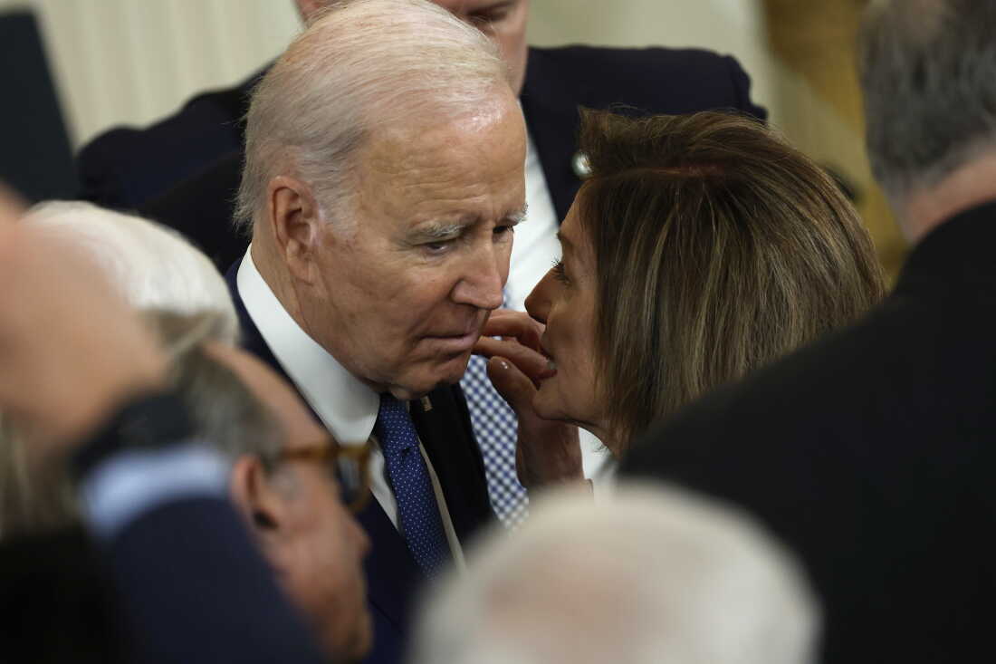 Nancy Pelosi talks to NPR about her new book, Biden stepping down : NPR