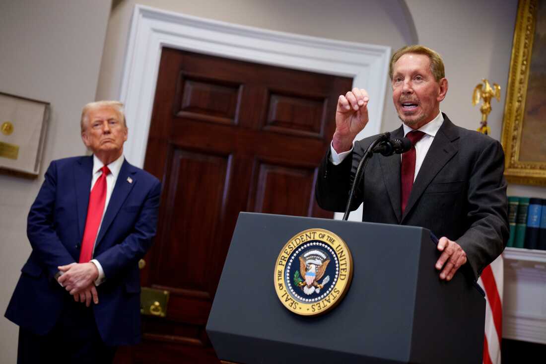 Oracle co-founder Larry Ellison, a friend and adviser of President Trump, is backing Paramount's $111 billion plan to buy Warner Bros. Discovery.