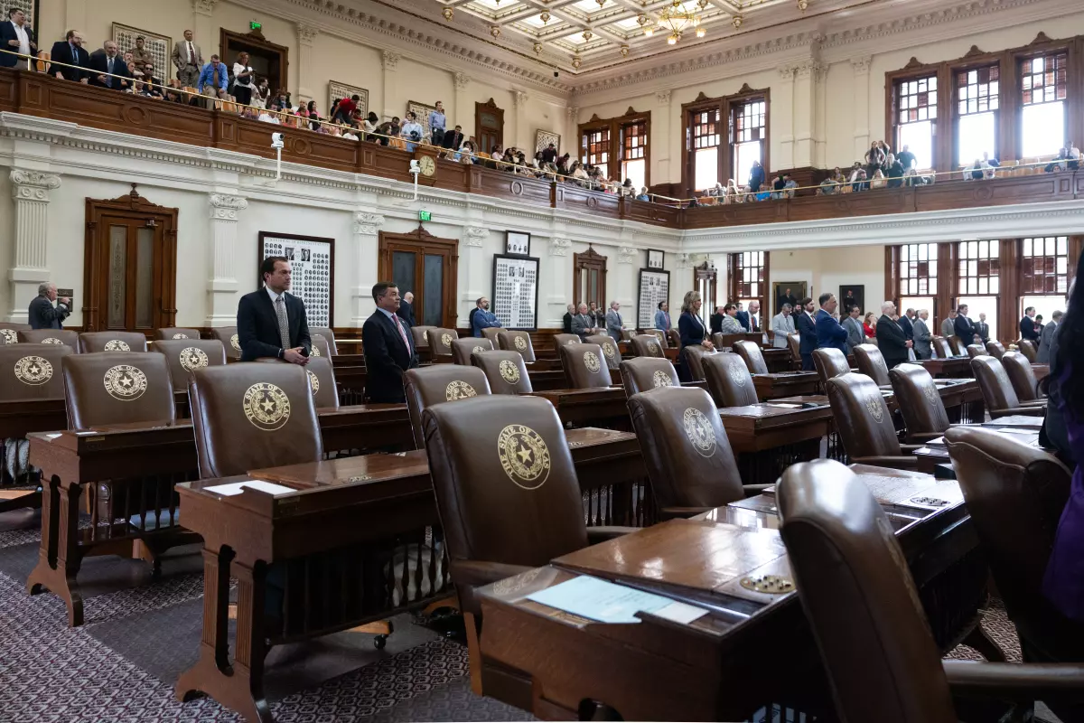 The majority of House Democrats fled Texas to protest proposed new congressional maps, leaving the chamber without a quorum. Speaker Dustin Burrows issued civil arrest warrants Monday for those who left.