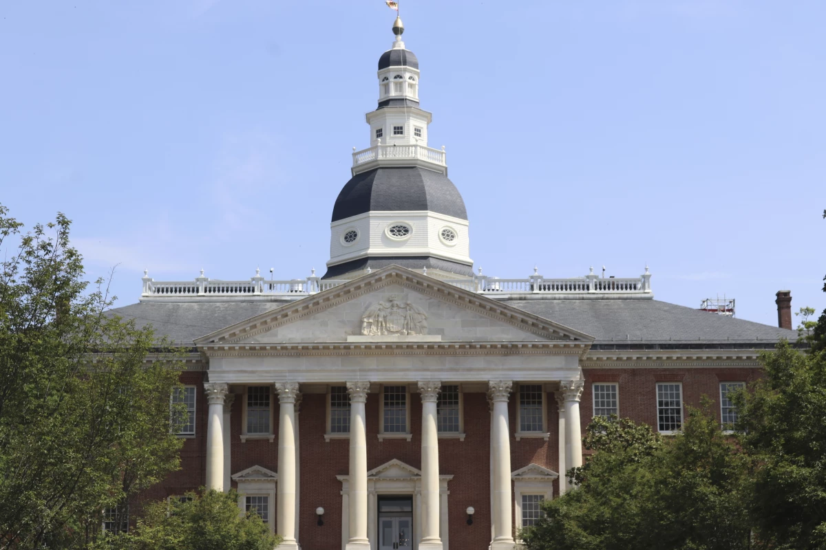 The Maryland State House on May 11, 2023, in Annapolis, MD.