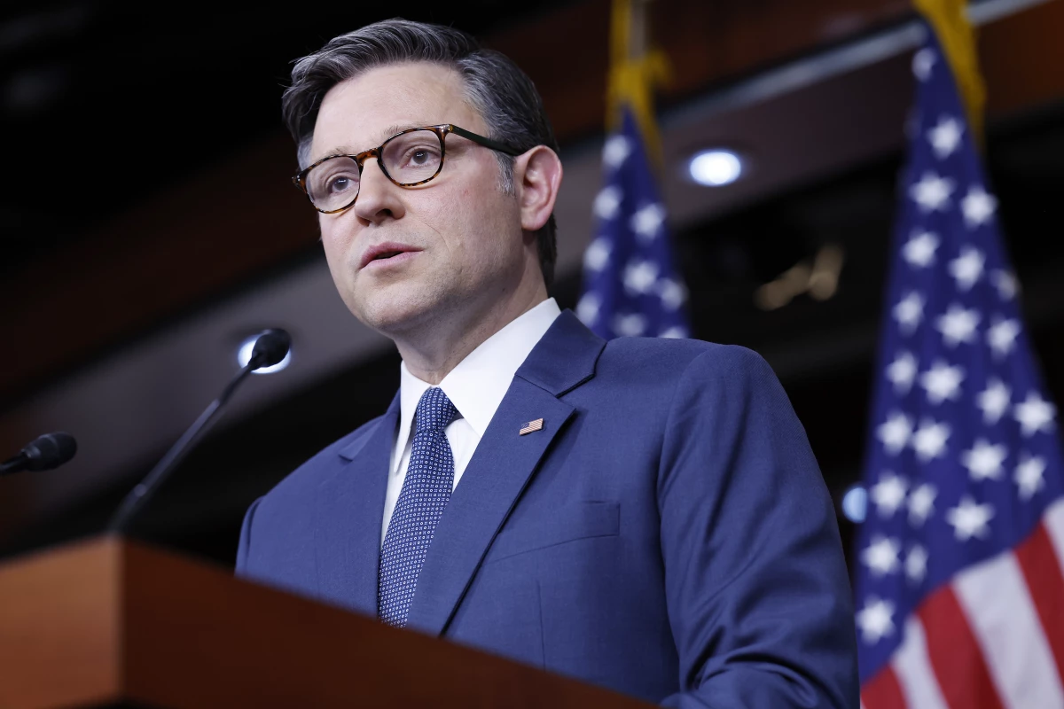 House Speaker Mike Johnson said he didn't like short term spending bills but vowed the House would work through full year funding measures after the election.