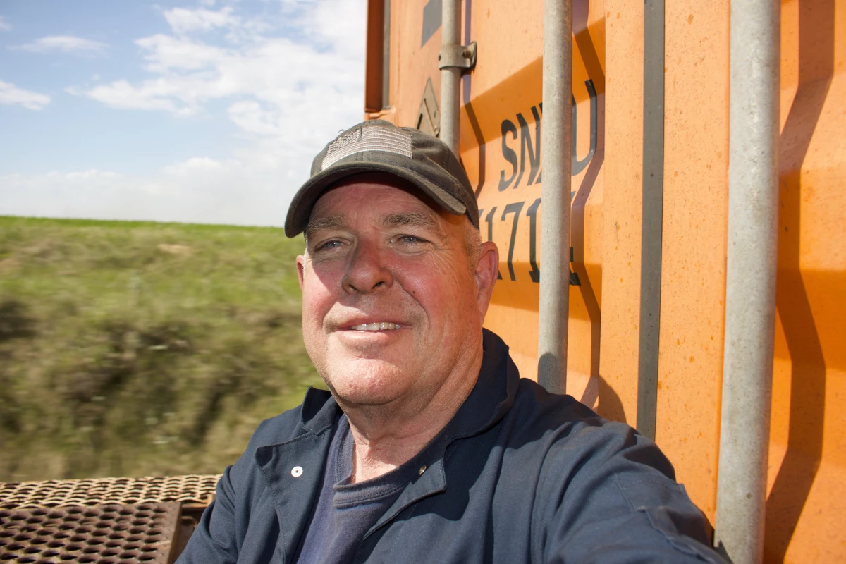 George Graham's been hopping trains for decades.