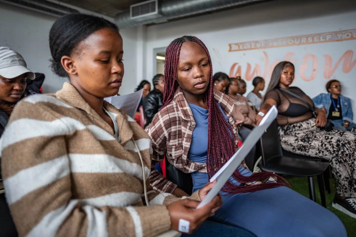 Residents of Philippi Village in Cape Town learn about a new HIV vaccine trial that has been recruiting participants.