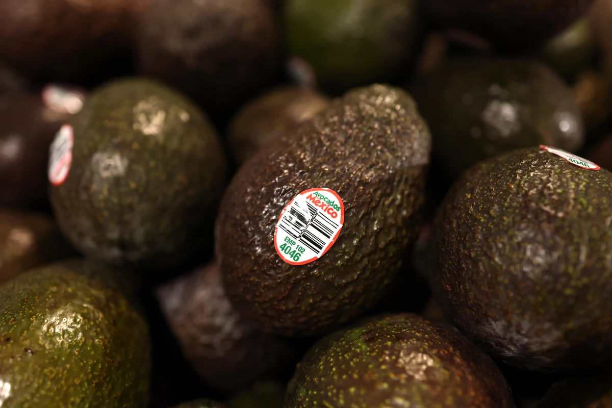 Avocados from Mexico are displayed for sale at a Whole Foods store in New York City on Feb. 3. Trump has put on hold a planned 25% tariff on imports from Mexico.