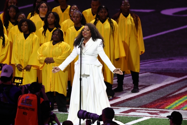 Ledisi performs during the Super Bowl LIX Pregame at Caesars Superdome on February 09, 2025 in New Orleans, Louisiana.