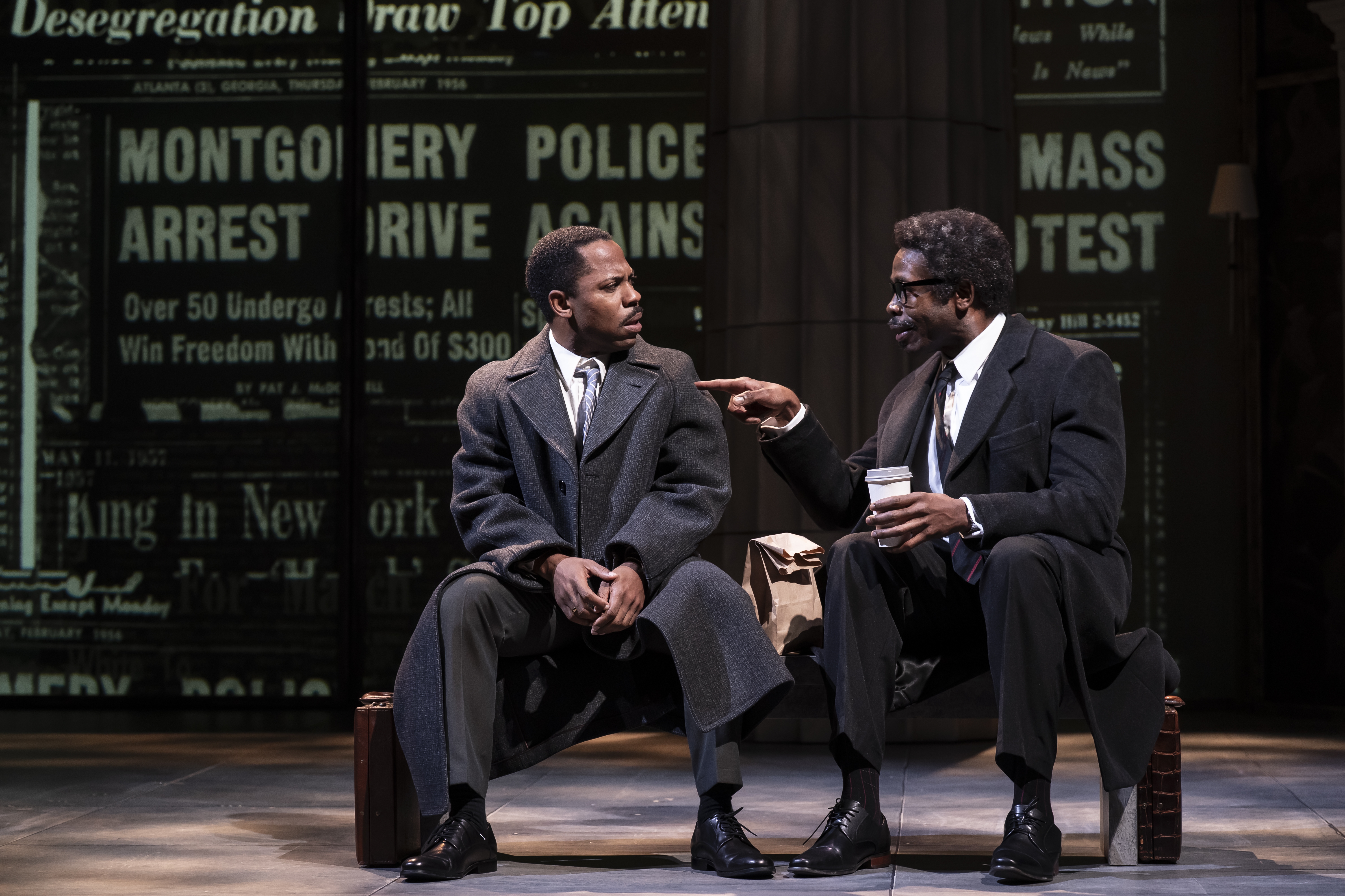 Ro Boddie as Martin Luther King, Jr. and Stephen Conrad Moore as Bayard Rustin in the 2025 <a href=