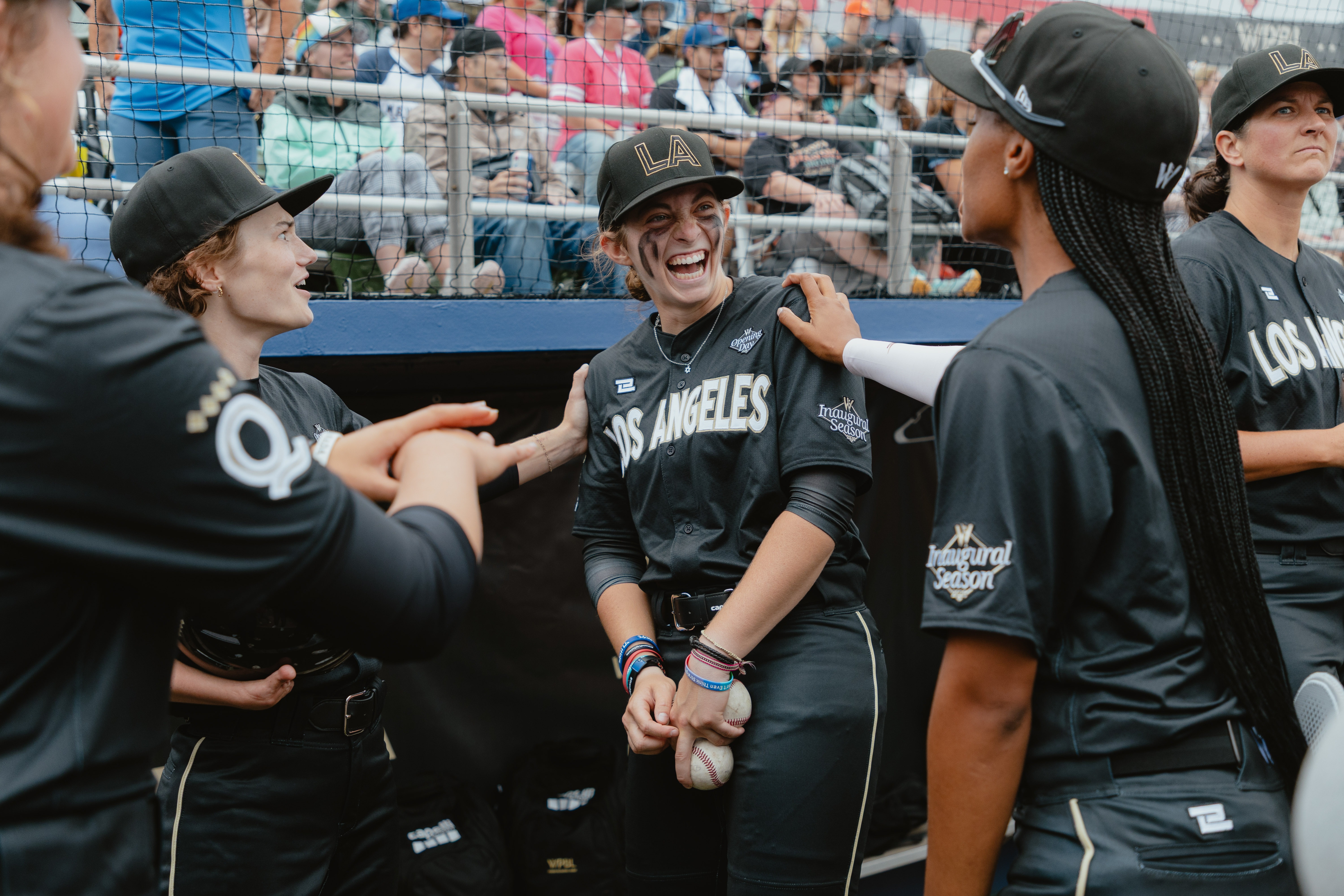 The Women's Professional Baseball League makes its historic debut — image supplied by NPR News's feed