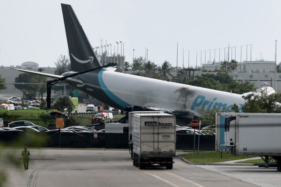 'Multiple patients' after Amazon cargo plane crashes at Miami airport