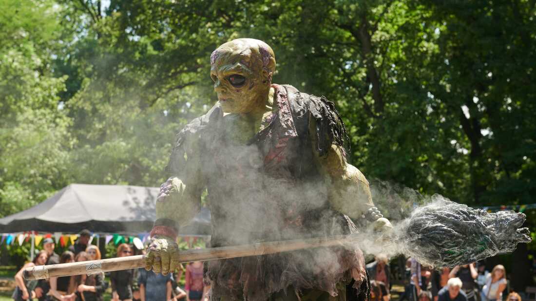 Peter Dinklage as Toxie in “The Toxic Avenger”