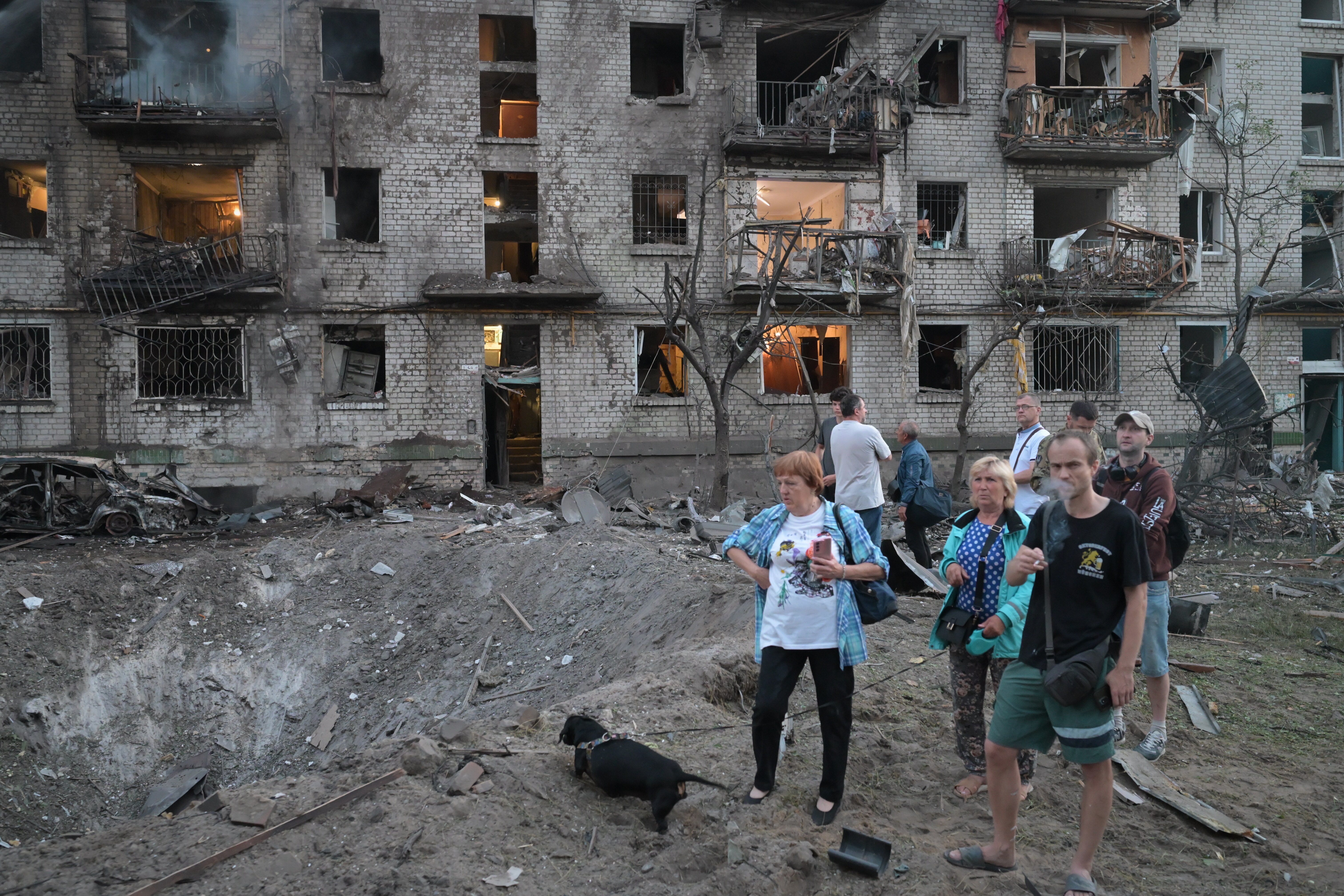 Russian missiles and drones kill 11 and cause damage across Ukraine capital