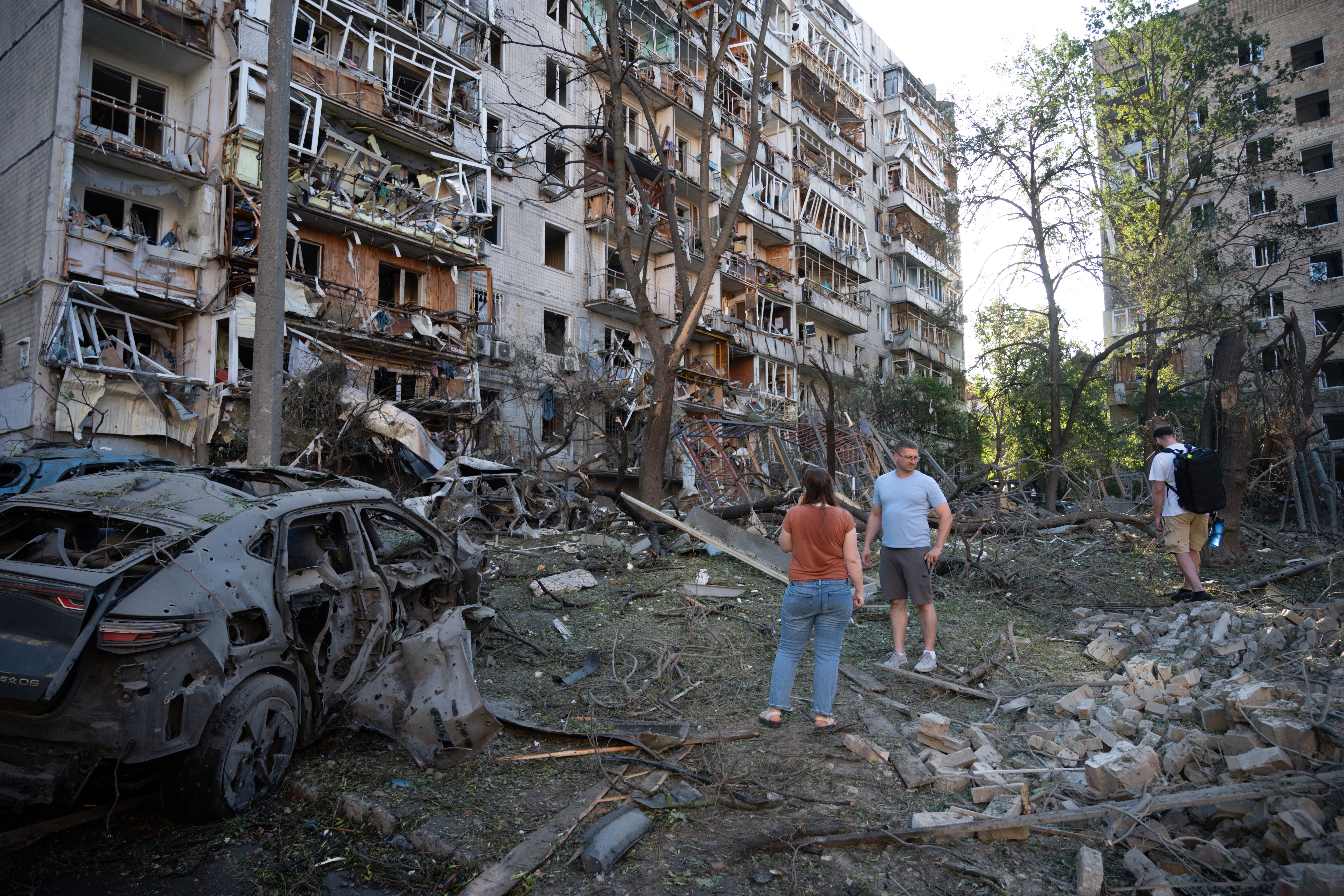 Kyiv hit by massive Russian drone and missile attack, killing at least 18
