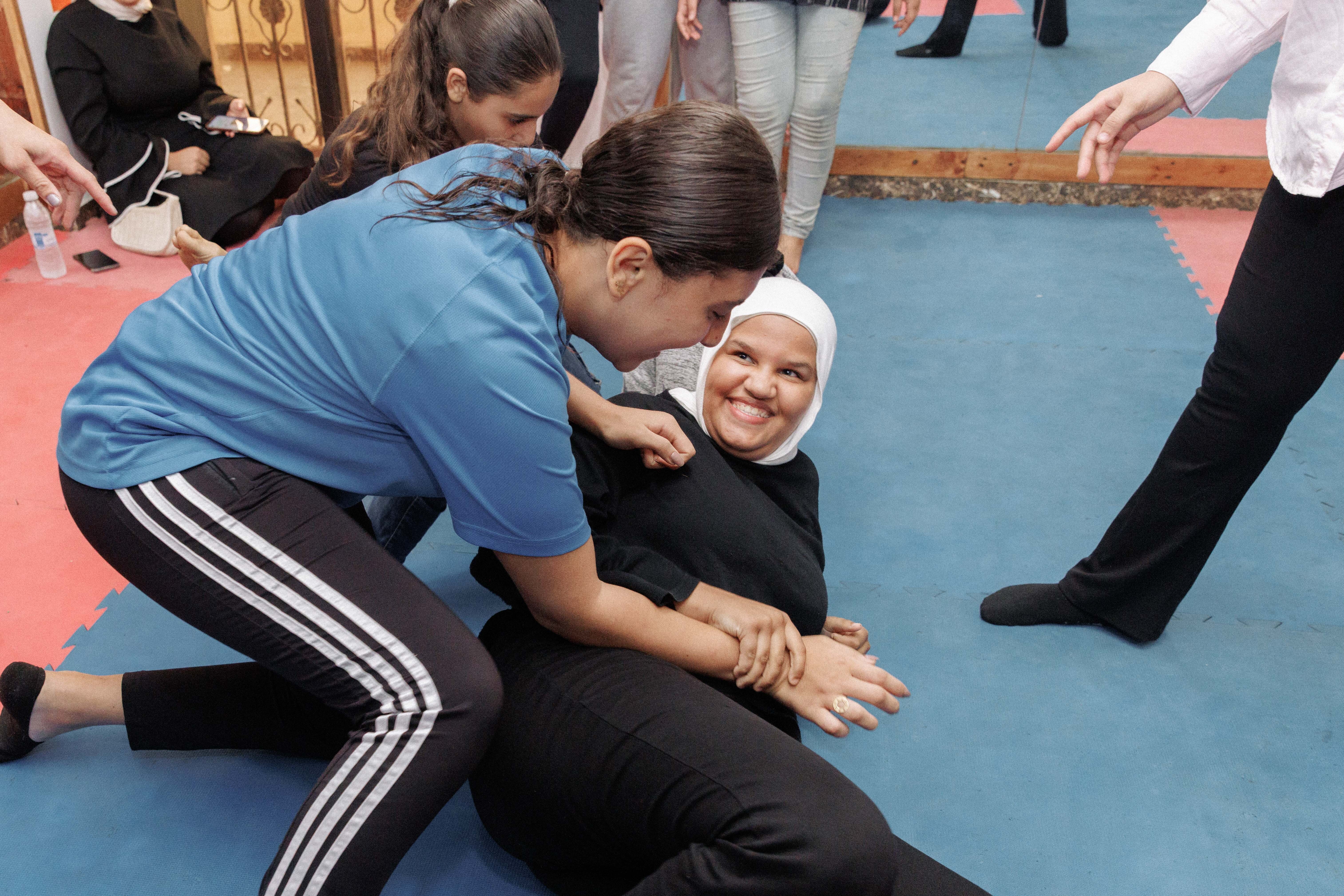 In Beirut, refugee girls and women learn more than self-defense in martial arts class