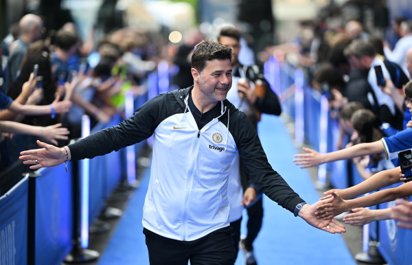 Mauricio Pochettino, new U.S. men's national team coach, arrives at the stadium prior to the Premier League match between AFC Bournemouth and his former club, Chelsea, on May 19, 2024 in London, England.