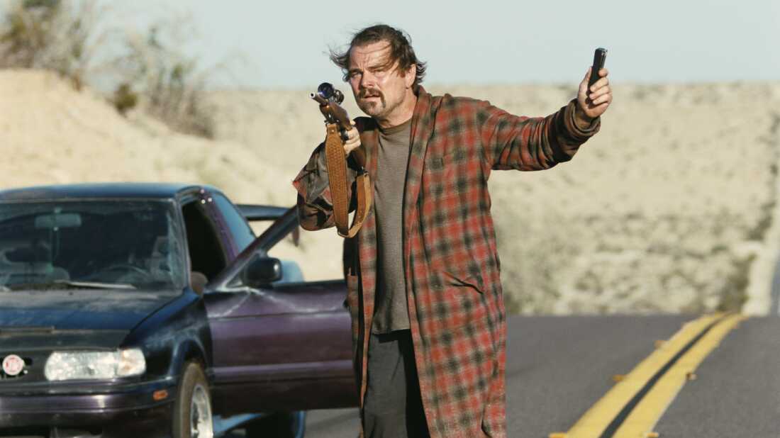 Leonardo Dicaprio in One Battle After Another.