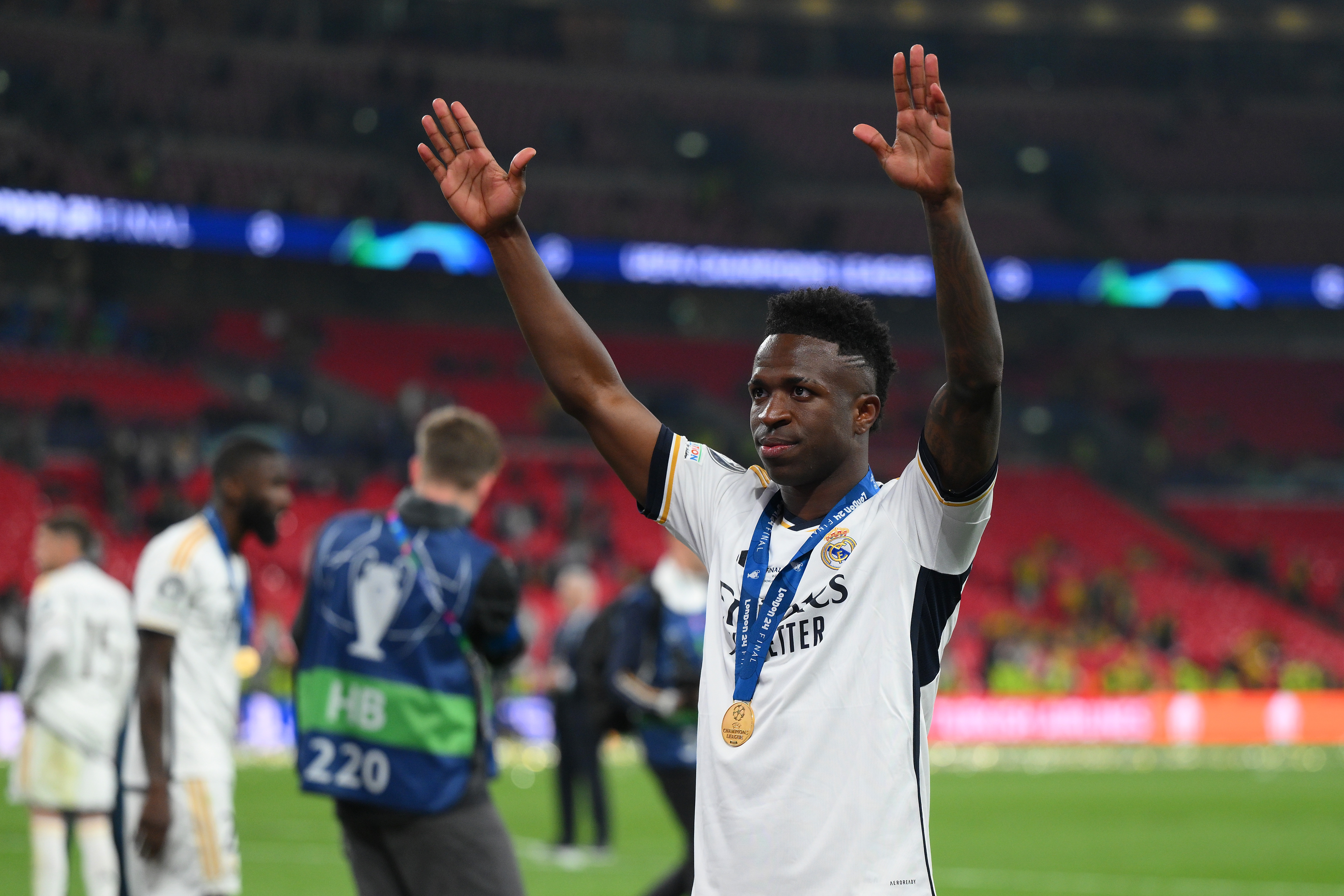 Racist taunts against soccer star Vinícius Júnior land men 8 months in Spanish prison