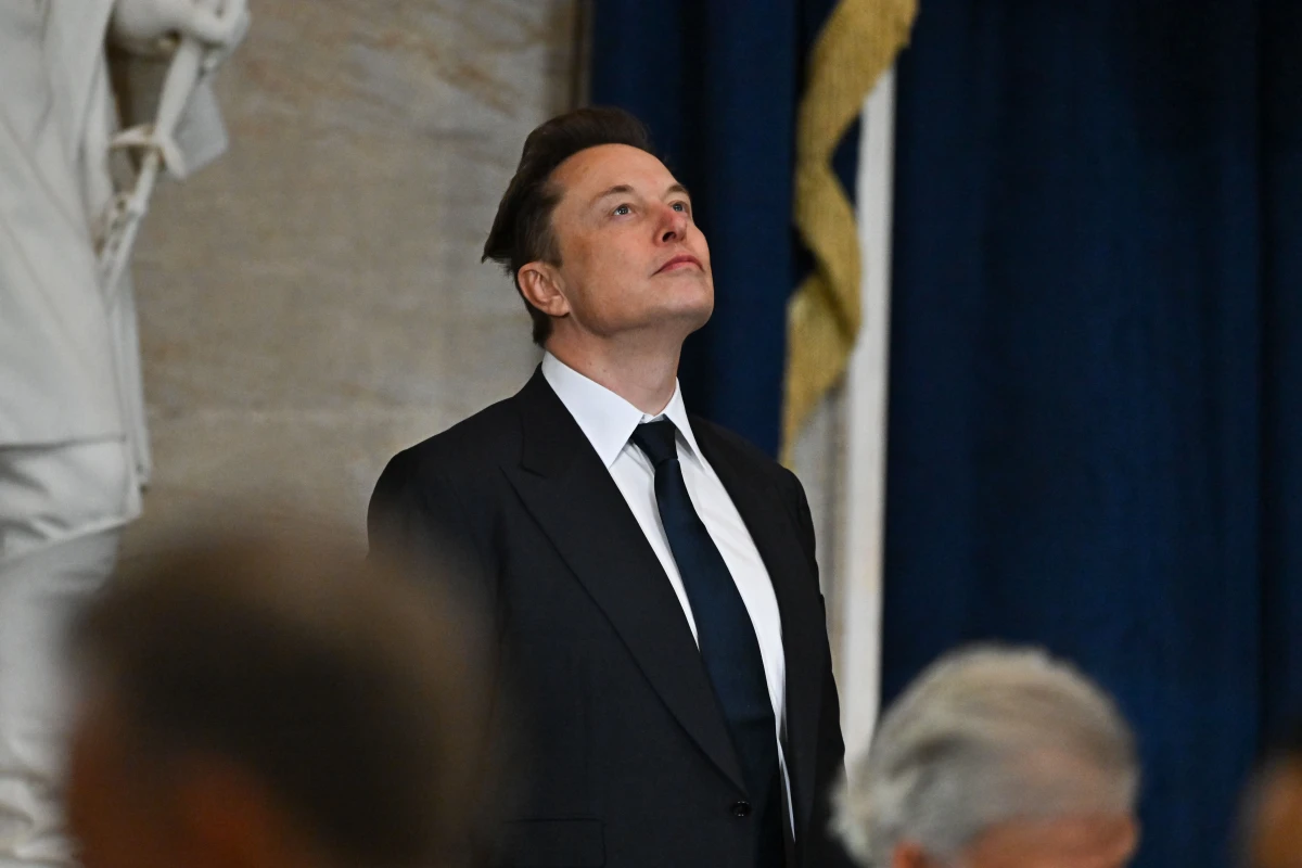 Elon Musk arrives ahead of the Inauguration of Donald Trump at the U.S. Capitol on Jan. 20. Trump has tasked the billionaire owner of Tesla and X with leading a new government entity being called the Department of Government Efficiency, or DOGE.