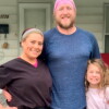 Raelynn McMurchy, left, with her husband Tucker and daughter Ella, launched an online petition over high power bills. Her last bill topped $1000, including a $598 deposit following previous late payments.