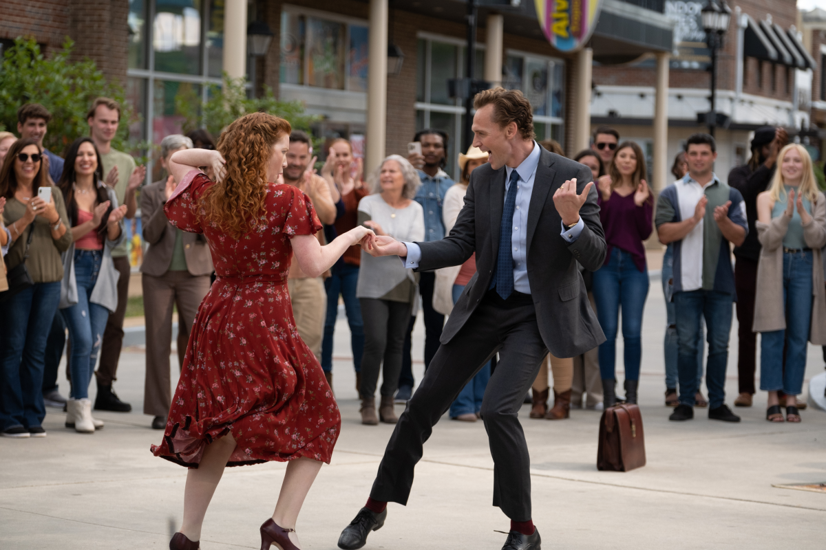 Annalise Basso and Tom Hiddleston play Janice and Chuck in The Life of Chuck