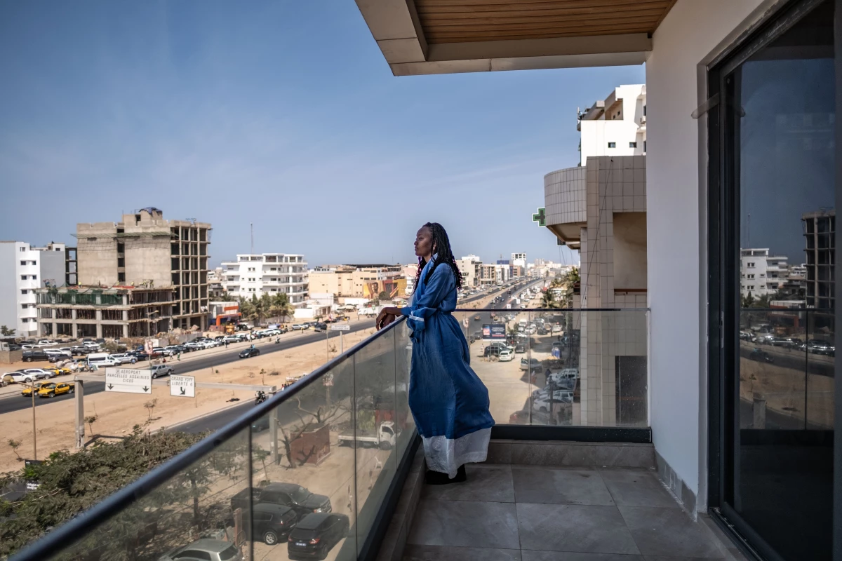 Aminata Diallo, acting head of Senegal's Great Green Wall Agency, at the agency's offices in Dakar, Senegal.