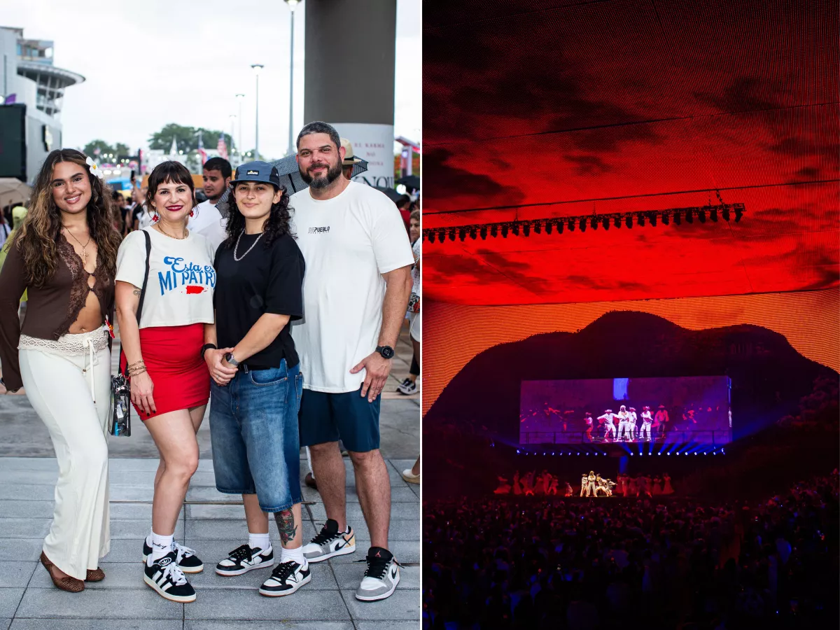 Camila Gallardo, Angeline Mundo, Io Gonzalez and Eliud Diaz returned to Puerto Rico from Miami for the concert. Mundo left Puerto Rico in 2014, and brought her daughters to the show because she wants them to love their culture.