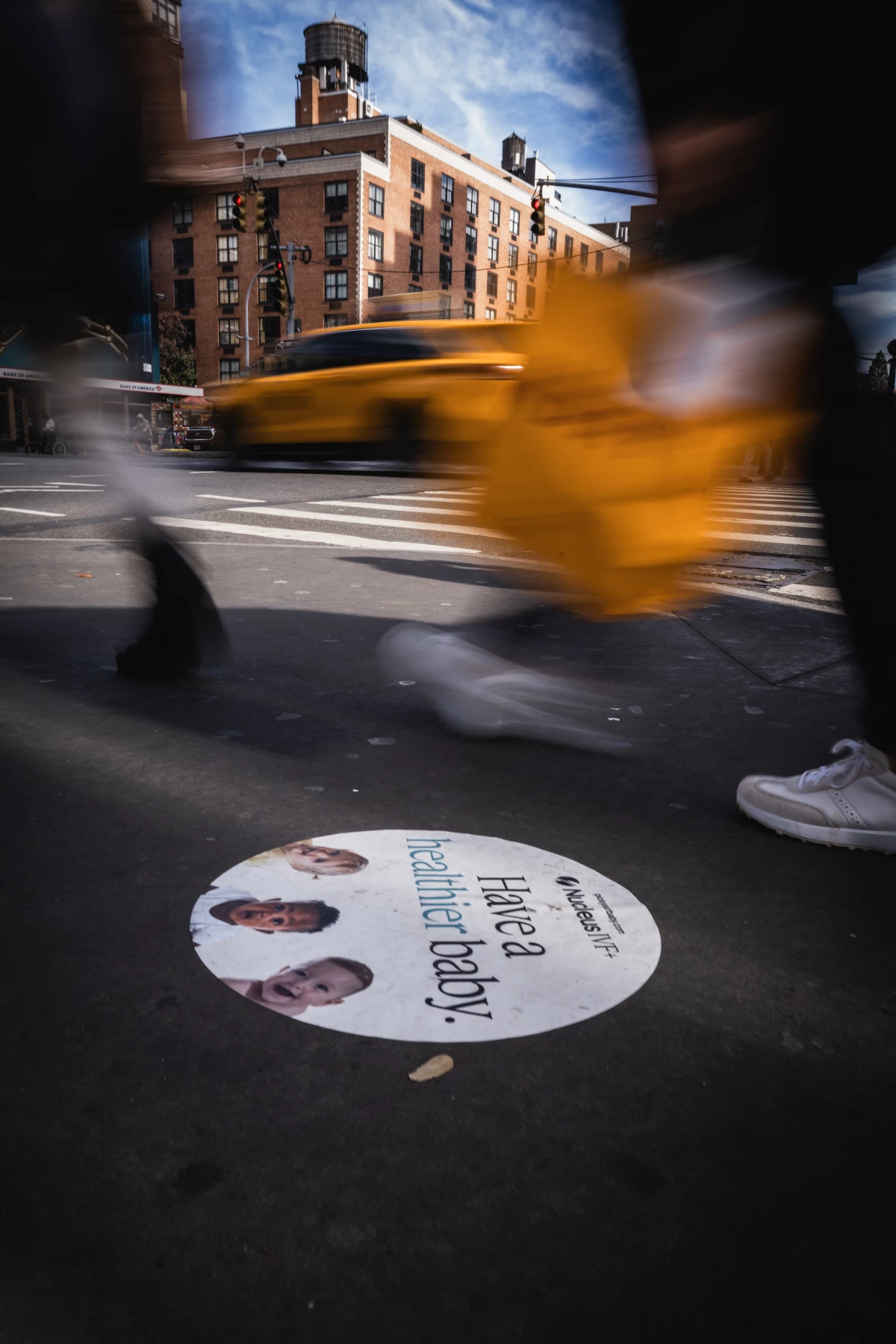 Nucleus Genomics advertised its embryo screening service in a New York campaign.