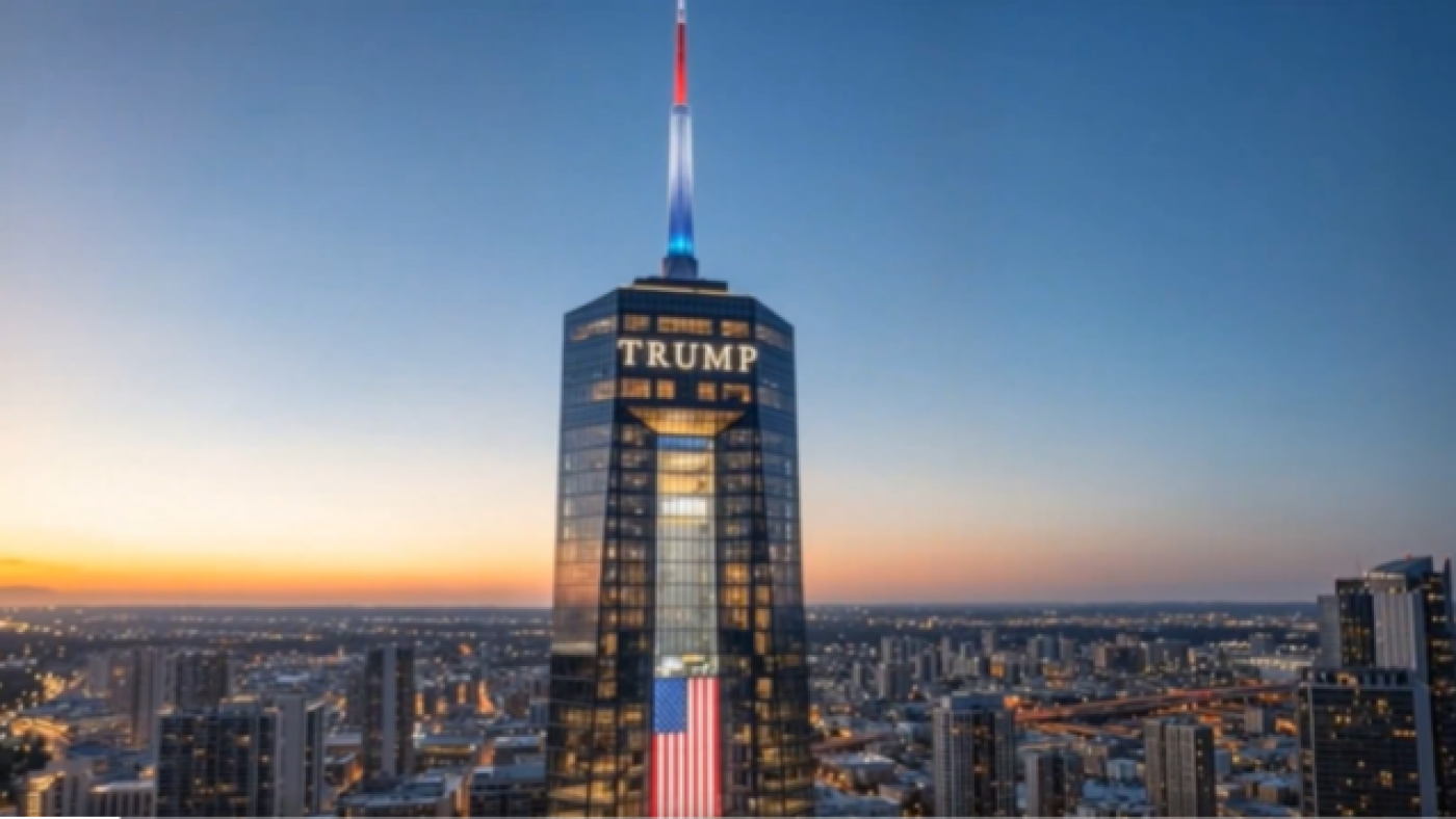 Trump shares presidential library renderings : NPR Trump shares presidential library renderings : NPR