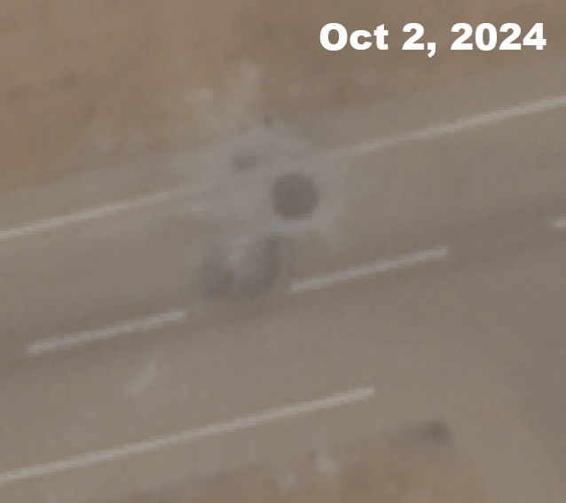 Satellite images show dozens of Iranian missiles struck near Israeli air  base : NPR