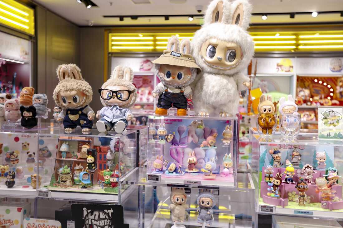 Labubu' is a plush toy that is causing a frenzy. Here's its origin story : NPR
