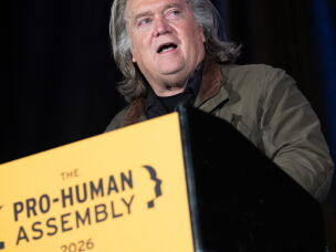 Former Trump adviser Steve Bannon has sharply broken with the Trump administration around AI policy.