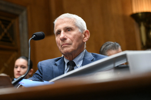 Dr. Anthony Fauci waits for the start of a Senate Homeland Security and Governmental Affairs committee hearing on Capitol Hill in Washington, DC, on July 29, 2026.
