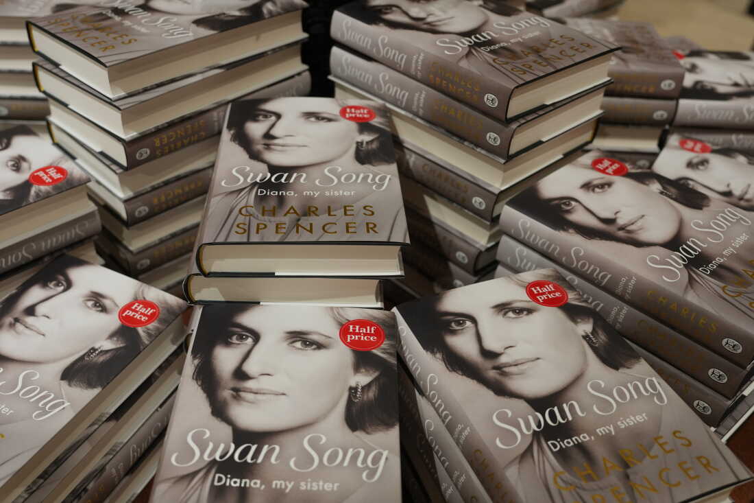  Diana, My Sister," on display in a bookshop in central London, Tuesday.