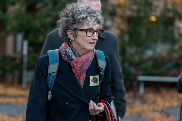 Crown Prosecutor Nanette Rogers departs Latrobe Valley Law courts in Morwell, Australia in early June.