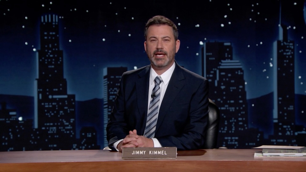 On his show Monday night, Jimmy Kimmel said the joke he made about first lady Melania Trump was a "light roast" and was "not, by any stretch of the definition, a call to assassination. And they know that." Kimmel is shown above in November 2020. (Getty Images for Easterseals)