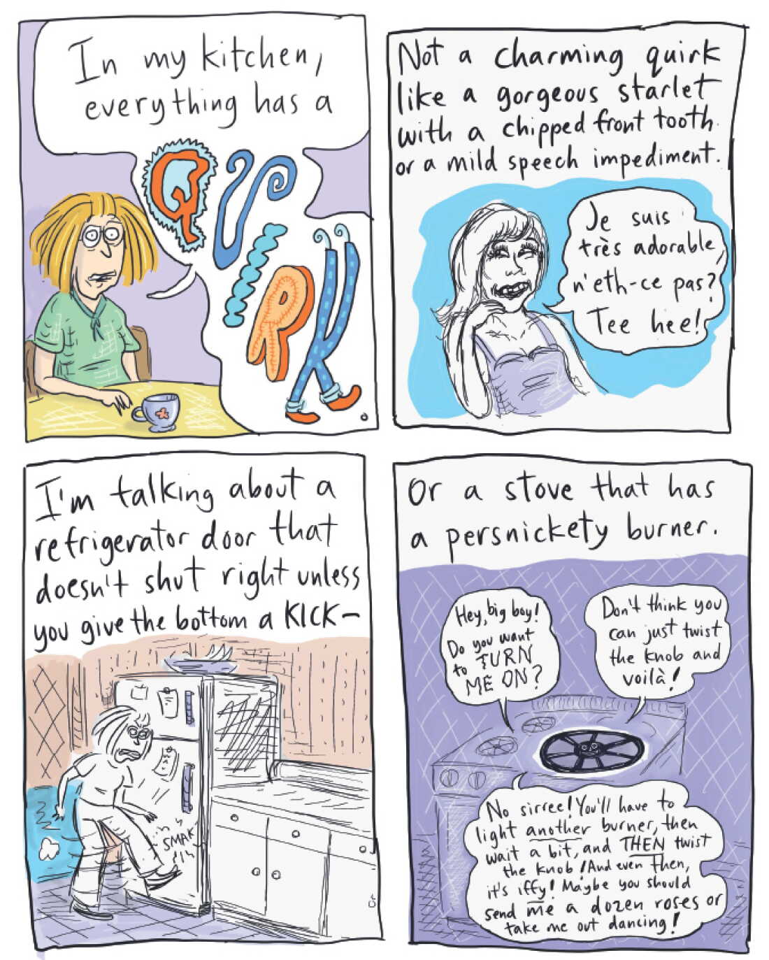 From The Two Saddest Kitchens: A Comics Conversation by Roz Chast and Jason Adam Katzenstein